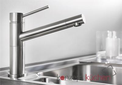 Blanco ALTA Compact Küchenarmatur 517181 Edelstahl gebürstet ... Blanco ALTA Compact Küchenarmatur 517181 Edelstahl gebürstet ...