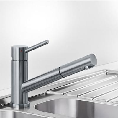 blanco altura s kuchenarmatur 519726 edelstahl geburstet niederdruck online shop armaturen edelstahl mit brause