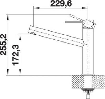 Blanco AMBIS Küchenarmatur Edelstahl gebürstet Hochdruck 523118 Online Shop Armaturen Edelstahl