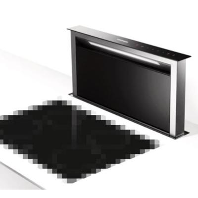 Grundig Gedd 5481 Xb Dunstabzug Downdraft Edelstahl Glas Schwarz